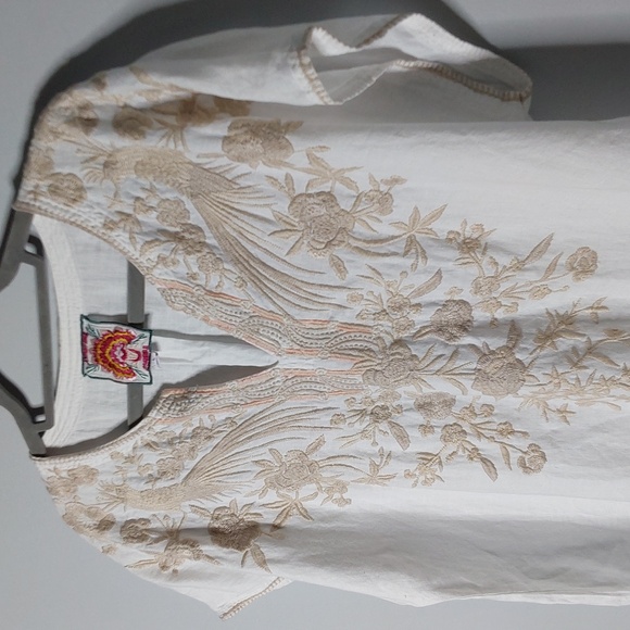 Johnny Was  Abigail Easy Linen Tunic Dress size Large - Picture 4 of 11